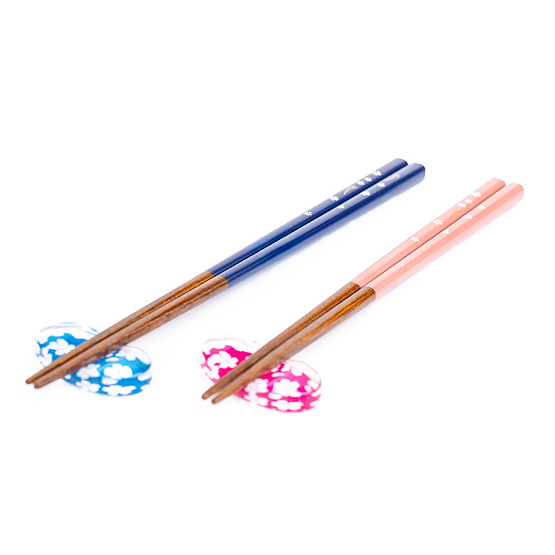 Japanese Chopsticks Duo - Sakura Usagi & Rests