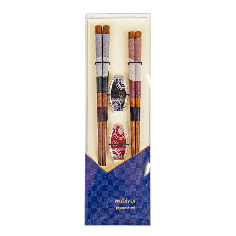 Japanese Chopsticks Duo - Uzumaki & Rests