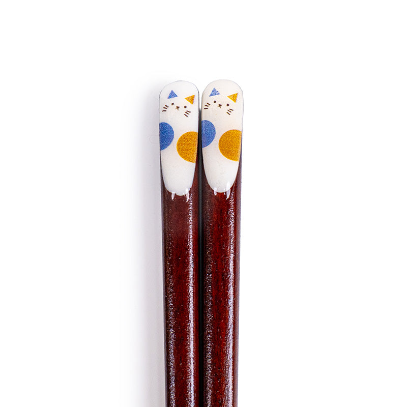Japanese Chopsticks Gift Set & Cat Chopstick Rest