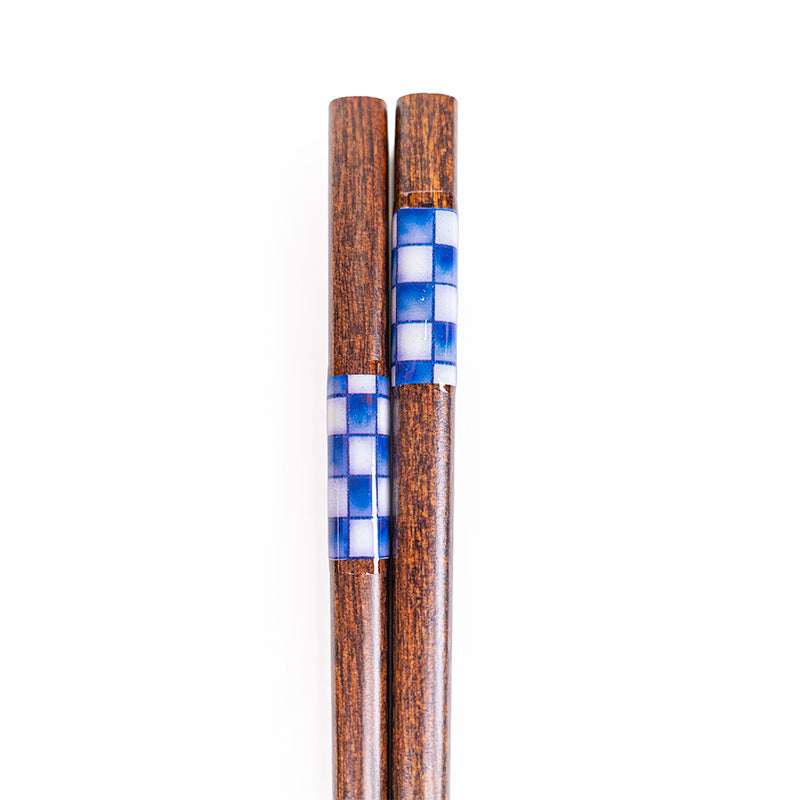 Japanese Chopsticks - Indigo Ichimatsu