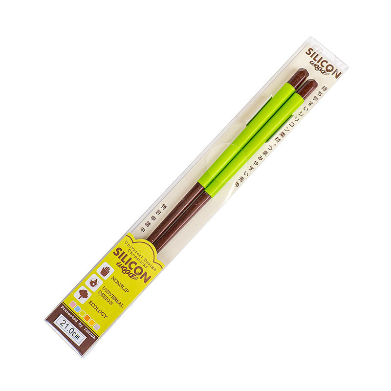 Japanese Chopsticks - Non-Slip Silicone - Green