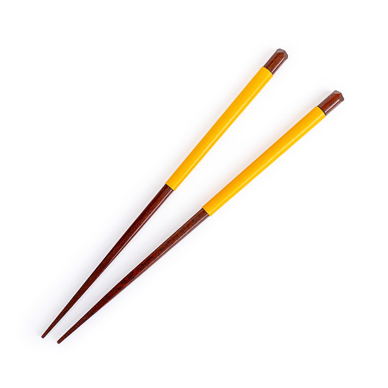Japanese Chopsticks - Non-Slip Silicone - Yellow
