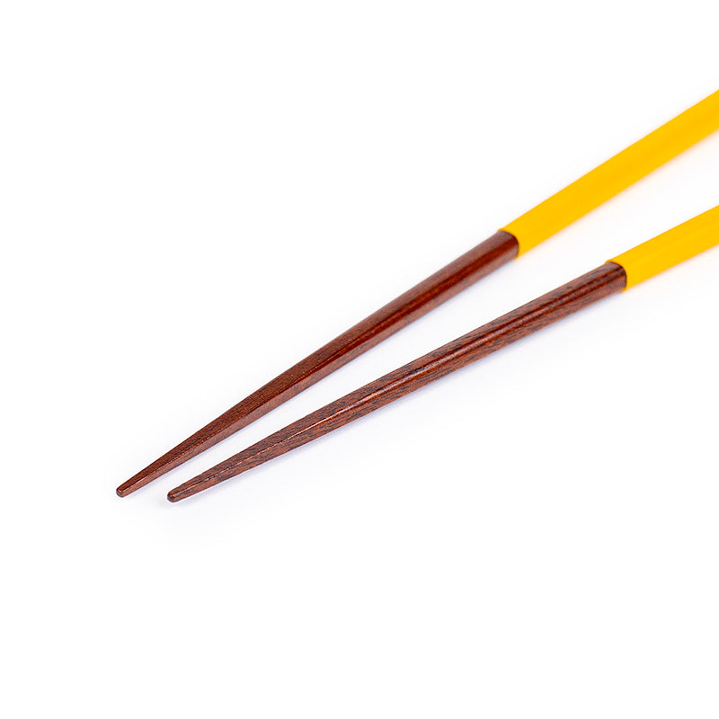 Japanese Chopsticks - Non-Slip Silicone - Yellow