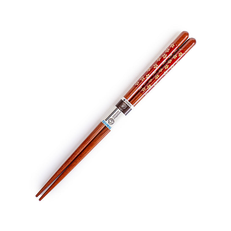 Japanese Chopsticks - Red Cherry Blossom