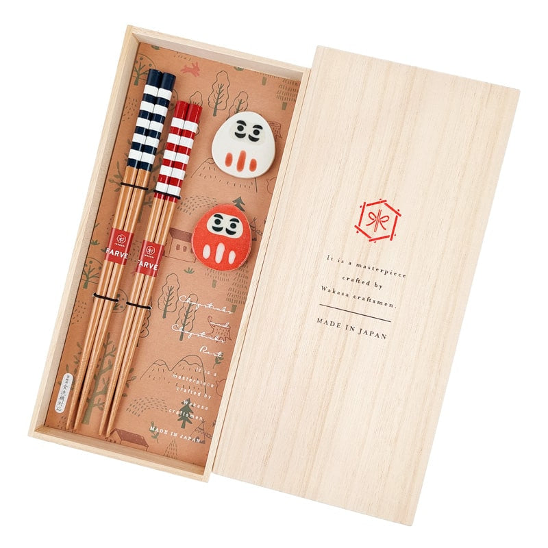 Japanese Chopsticks Set - Daruma