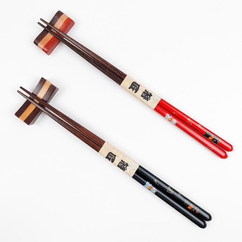 Japanese Chopsticks Set - Good Luck