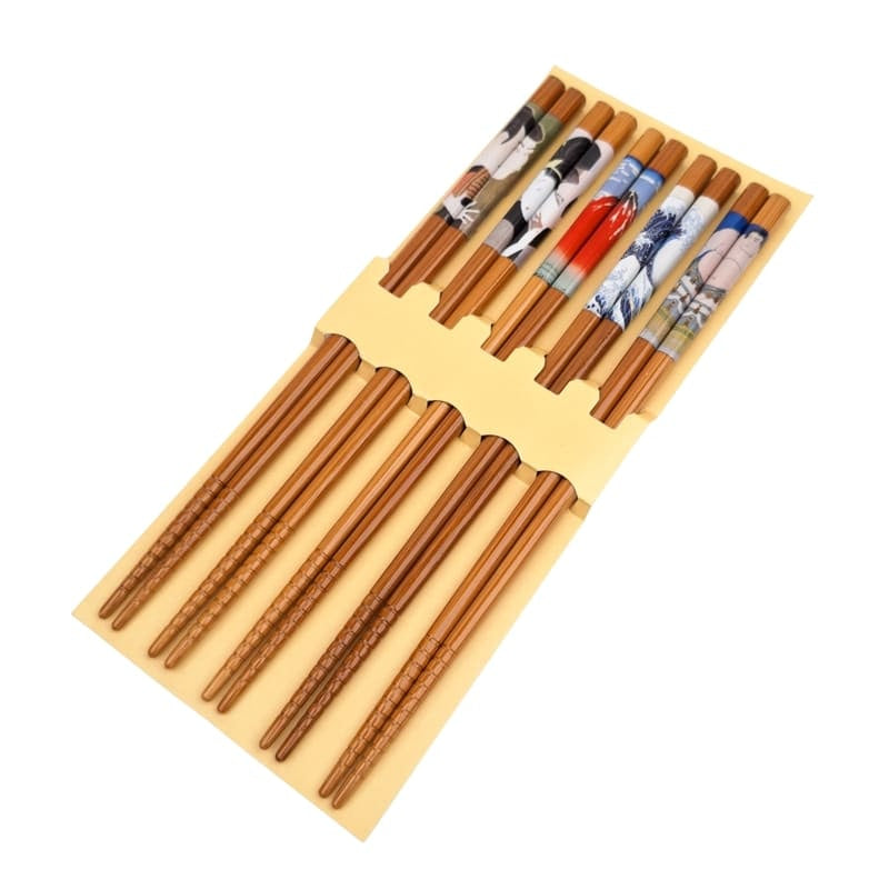 Japanese Chopsticks Set – Ukiyo-e Motifs