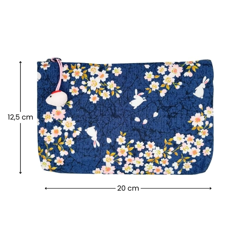 Japanese Clutch – Usagi Sakura Blue