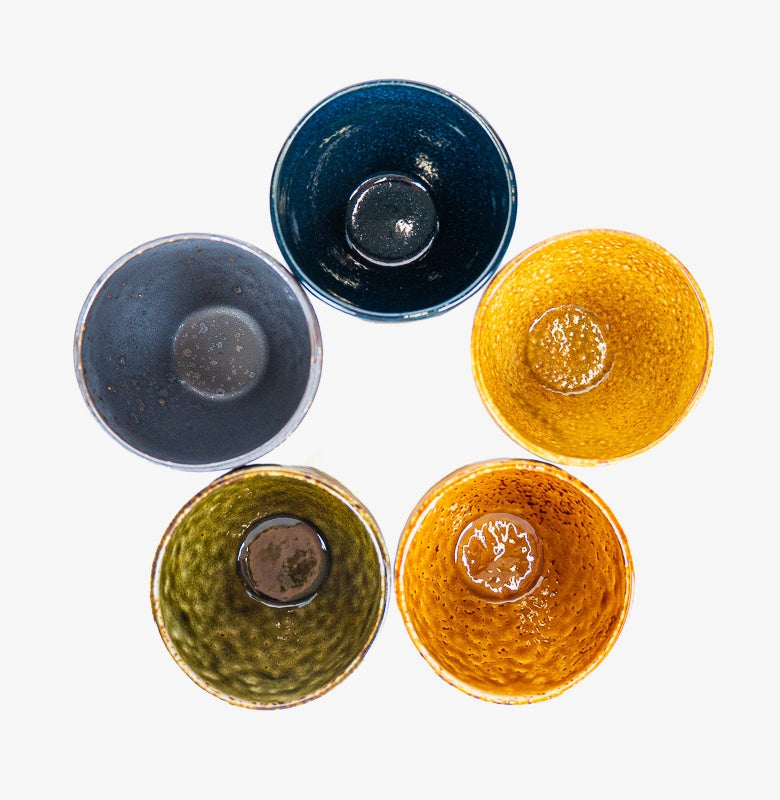 Japanese Cup Set – Hannari 5 Pieces