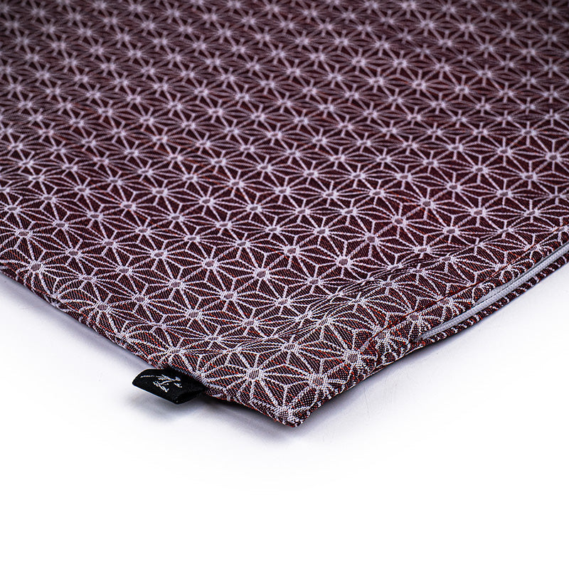 Japanese Cushion Cover - Asanoha Purple 20x20