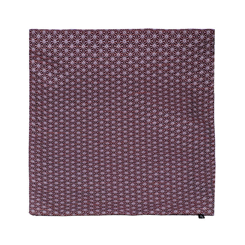 Japanese Cushion Cover - Asanoha Purple 20x20