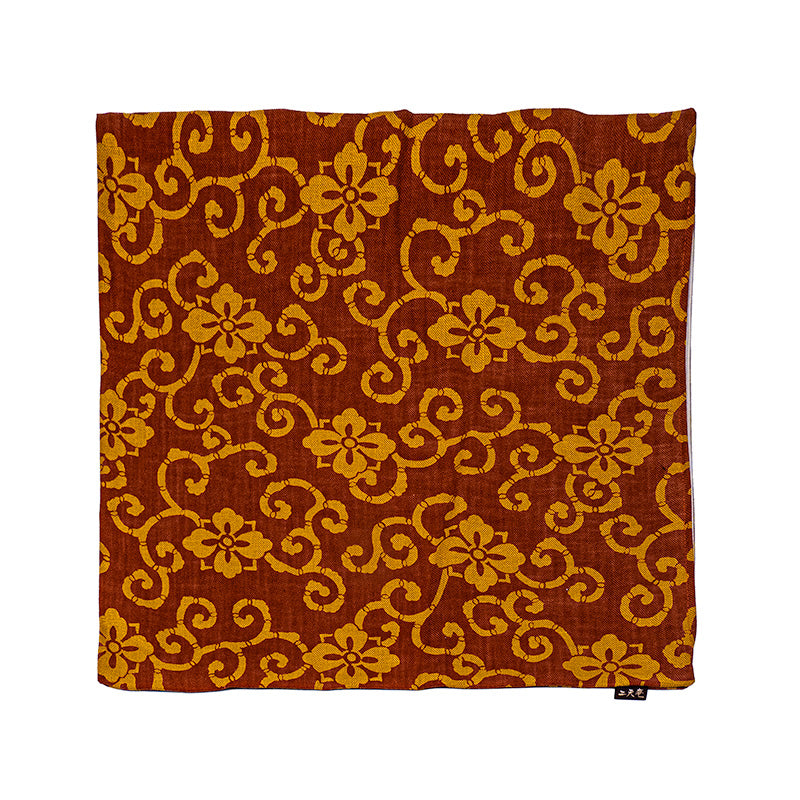 Japanese Cushion Cover - Hanabishi Karakusa 18x18