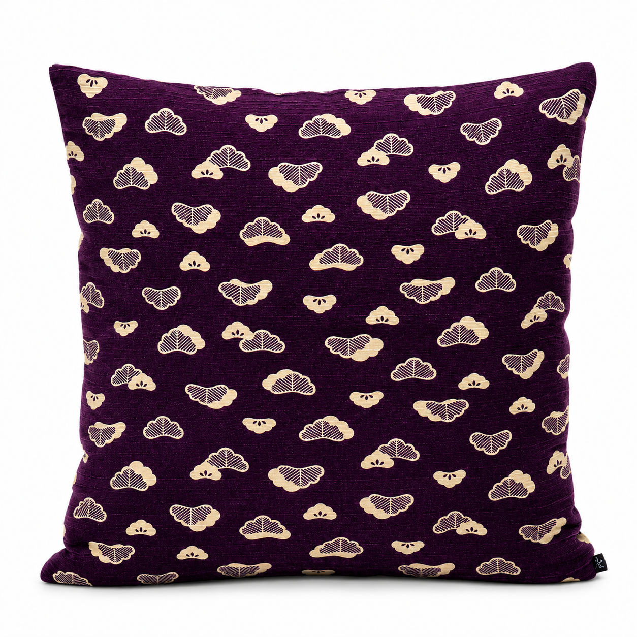 Japanese Cushion Cover - Matsu Purple 20x20
