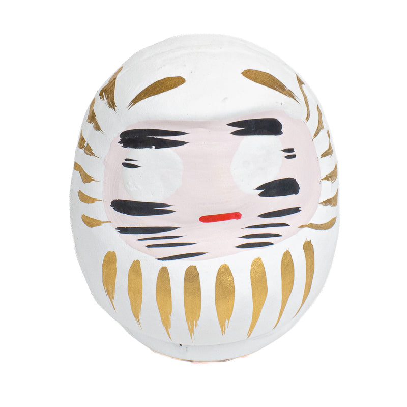 Japanese Daruma 6 cm - Multiple Colours White