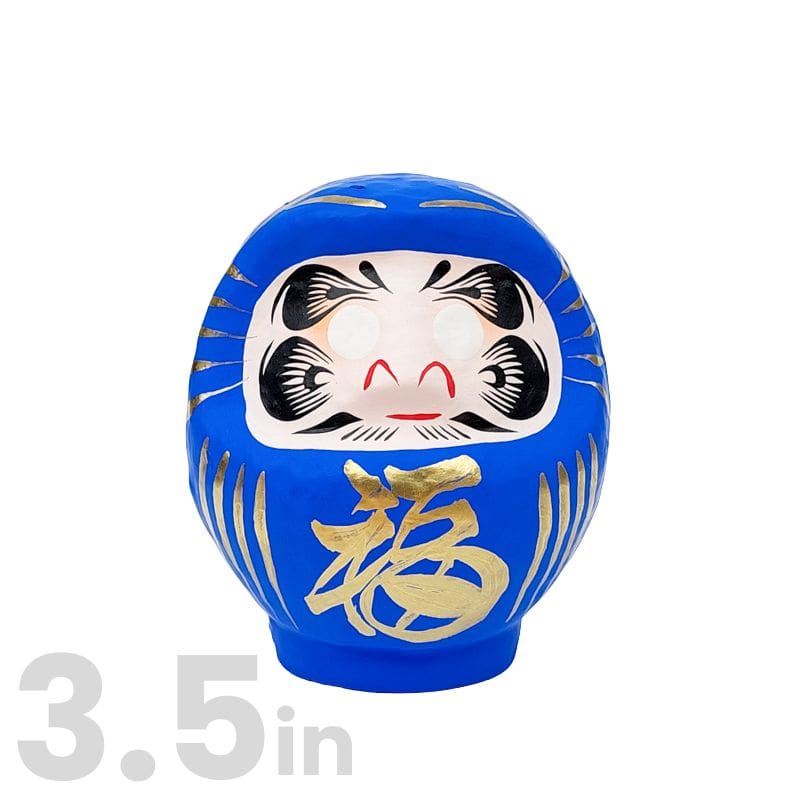 Japanese Daruma - Blue 3.5