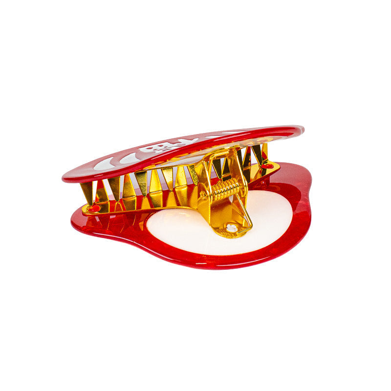 Japanese Daruma Hair Claw Clip
