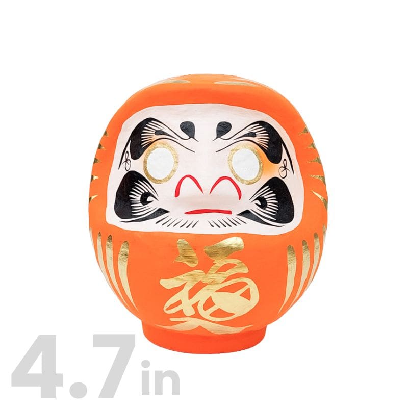 Japanese Daruma - Orange 4.7
