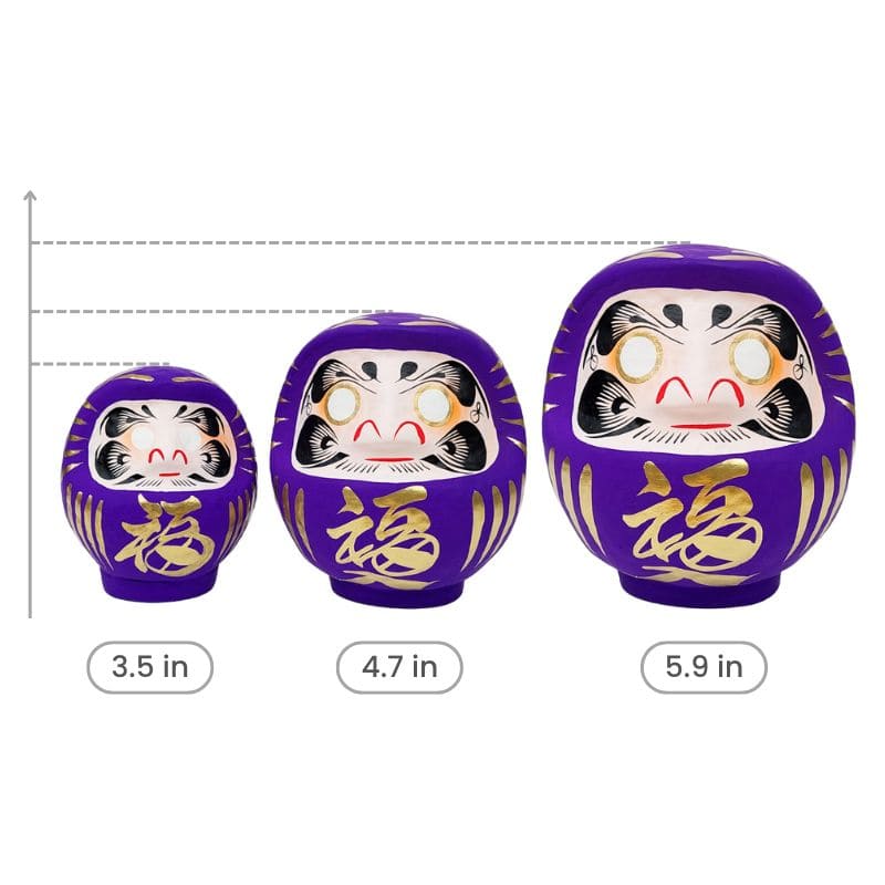 Japanese Daruma - Violet