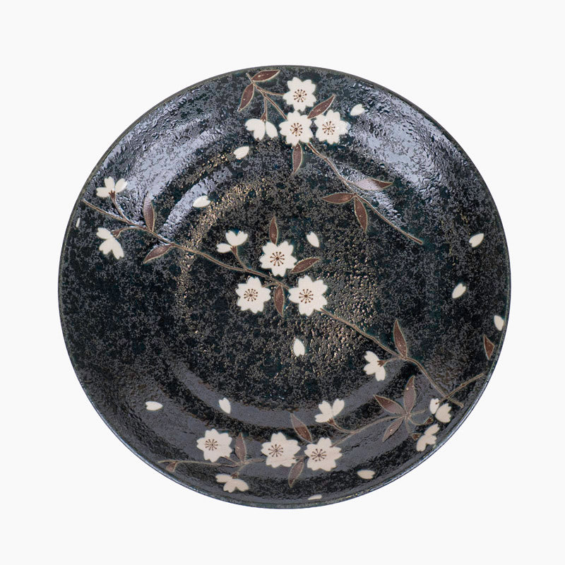 Japanese Deep Plate – Kuro Sakura