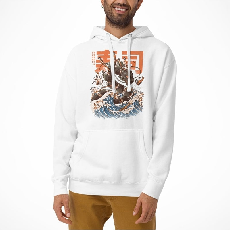 Japanese Dragon Hoodie - Sushi