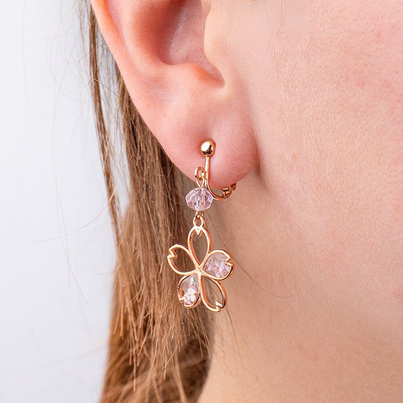 Japanese Earrings - Cherry Blossom