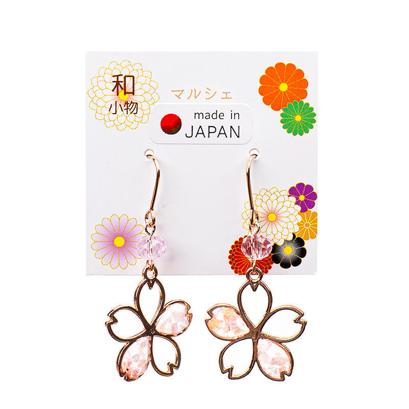 Japanese Earrings - Cherry Blossom