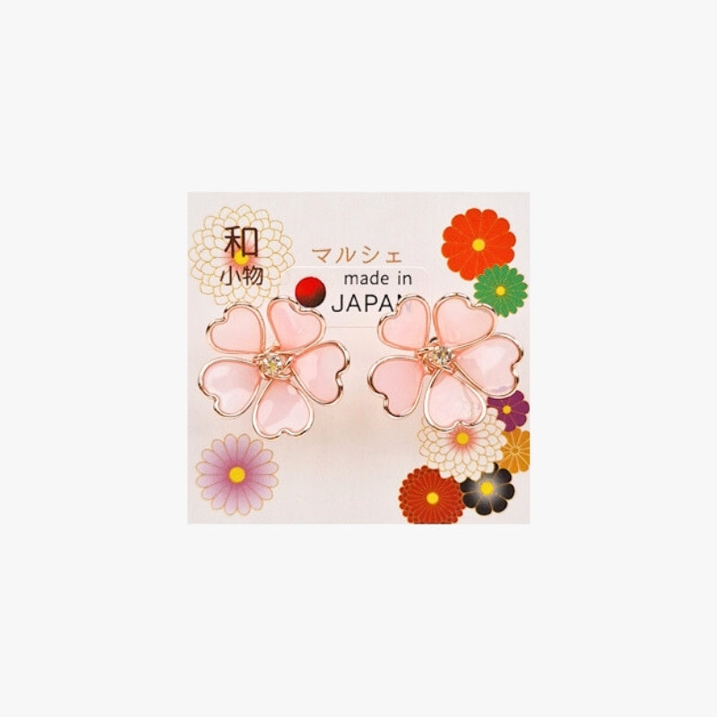 Japanese Earrings – Sakura Blossom