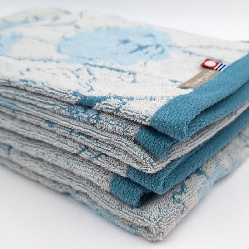 Japanese Face Towel – Poppy