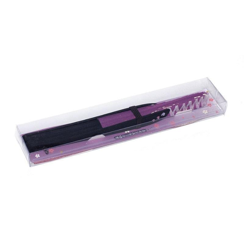 Japanese Fan - Purple Sakura