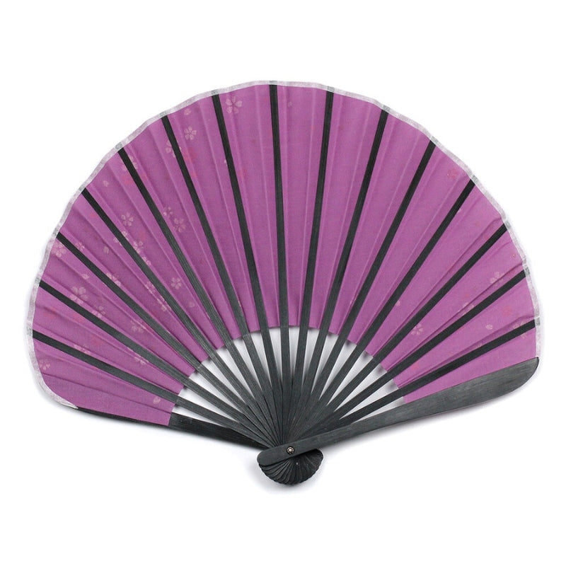 Japanese Fan - Purple Sakura