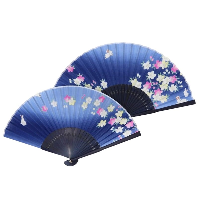 Japanese Fan – Usagi Blue