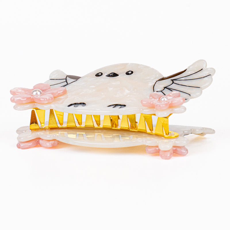Japanese Fukurou Owl Hair Claw Clip