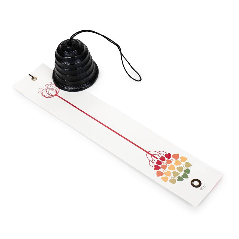 Japanese Fūrin Wind Bell – Hamon Cast Iron Black