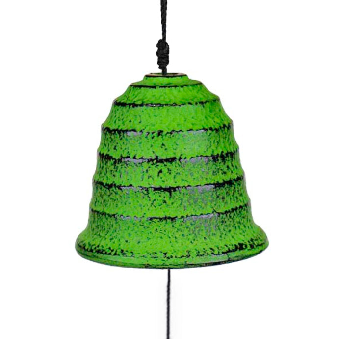 Japanese Fūrin Wind Bell – Hamon Cast Iron Green