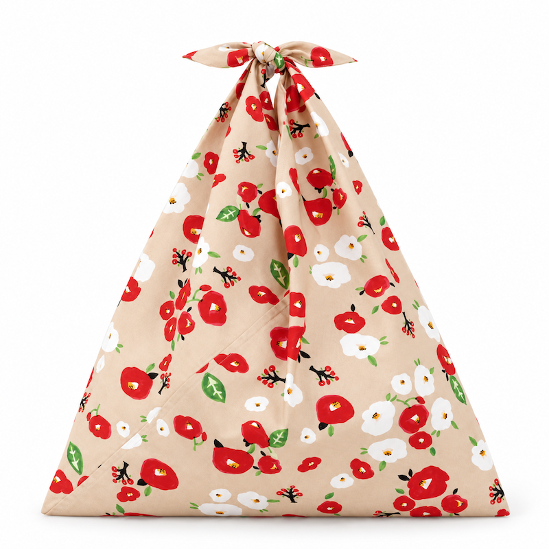 Japanese Furoshiki Bag - Camellia
