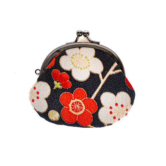 Japanese Gamaguchi Coin Purse - Ume