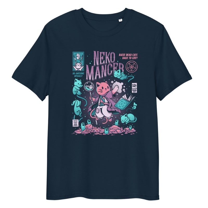 Japanese Graphic T-Shirt - Nekomancer S