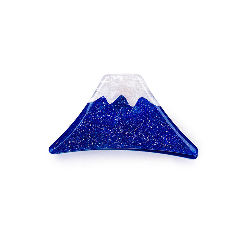 Japanese Hair Clip - Blue Mount Fuji