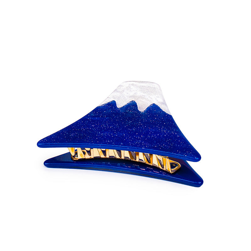 Japanese Hair Clip - Blue Mount Fuji