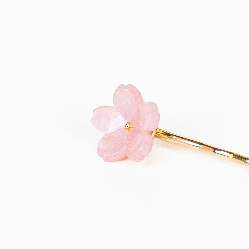 Japanese Hair Slides – Daruma & Sakura Blossom