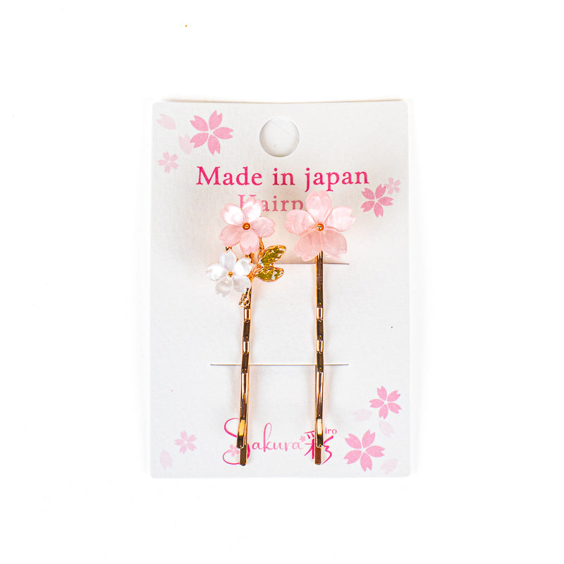 Japanese Hair Slides – Hanami Sakura Blossom