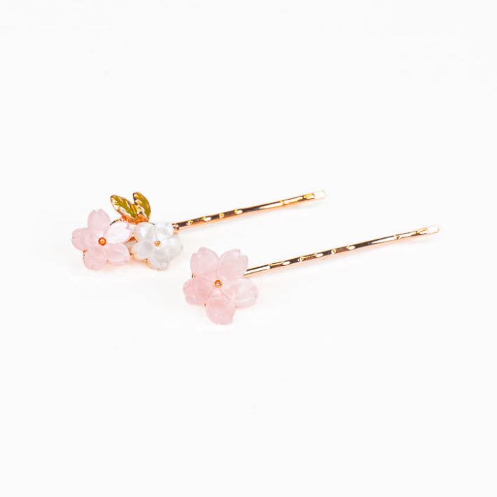Japanese Hair Slides – Hanami Sakura Blossom