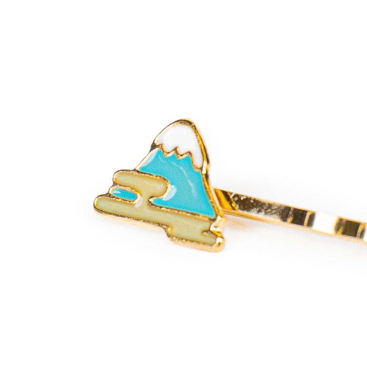 Japanese Hair Slides – Mount Fuji & Sakura Blossom