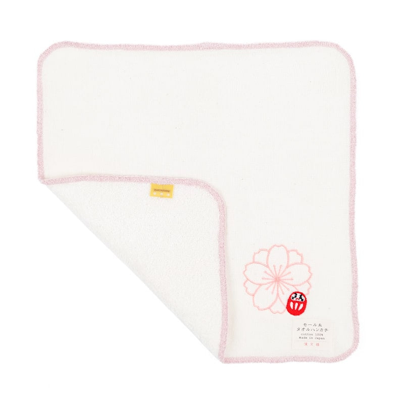 Japanese Hand Towel - Daruma Sakura