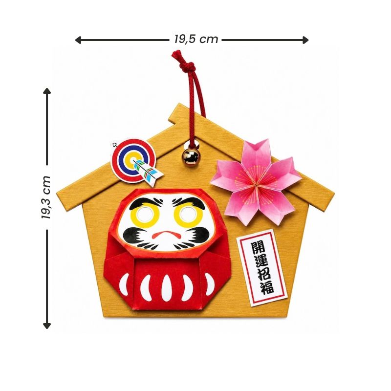 Japanese Hanging Paper Craft Kit - Ema & Daruma