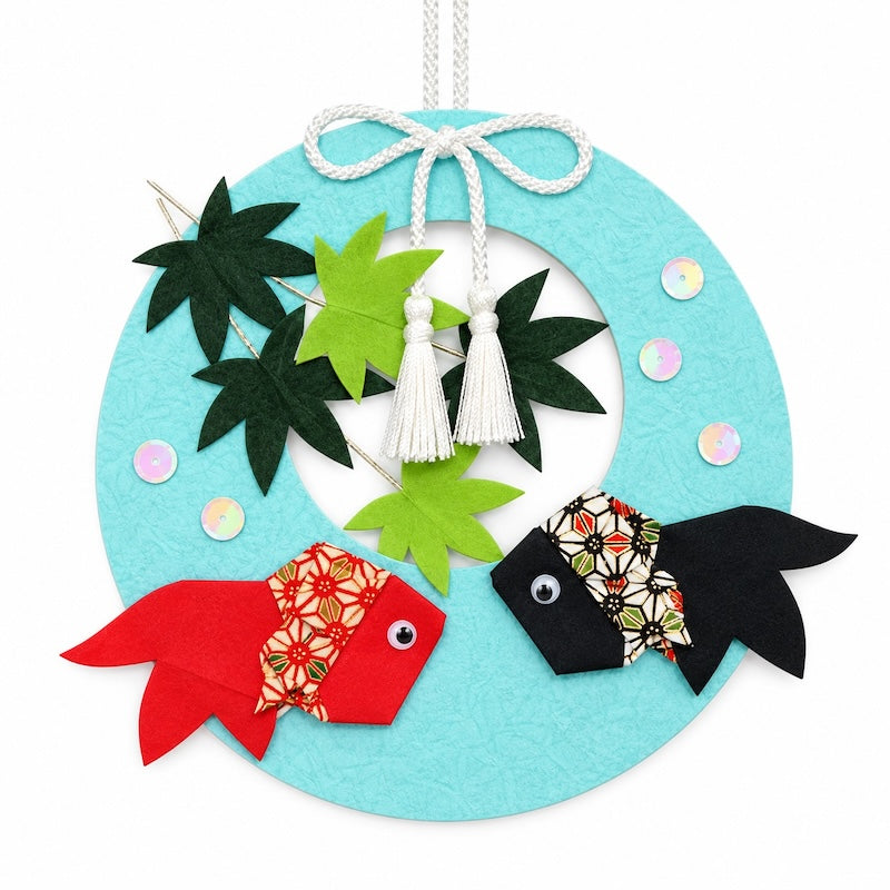 Japanese Hanging Paper Craft Kit - Fish