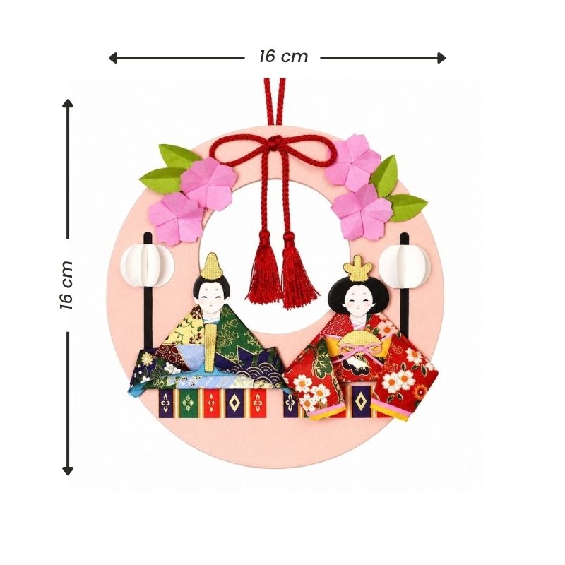 Japanese Hanging Paper Craft Kit - Hina Matsuri
