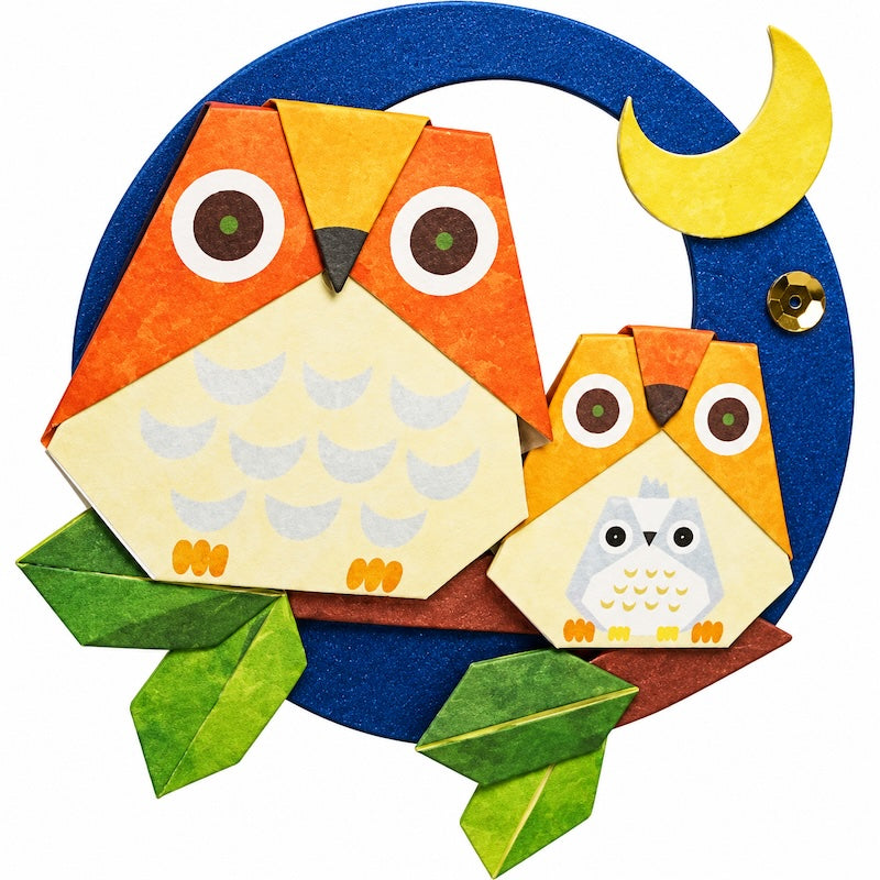 Japanese Hanging Paper Craft Kit - Owls