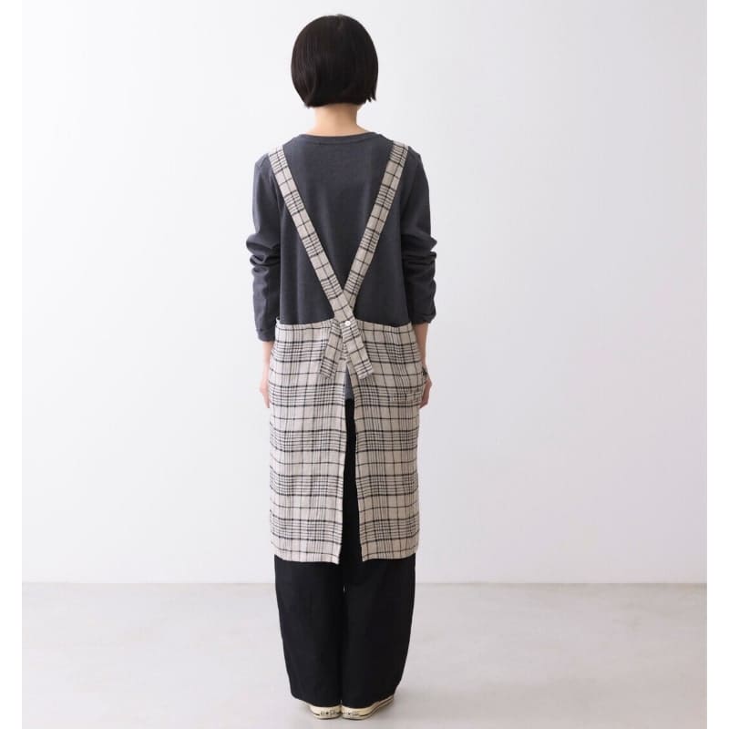 Japanese Hemp Apron with Cross Back