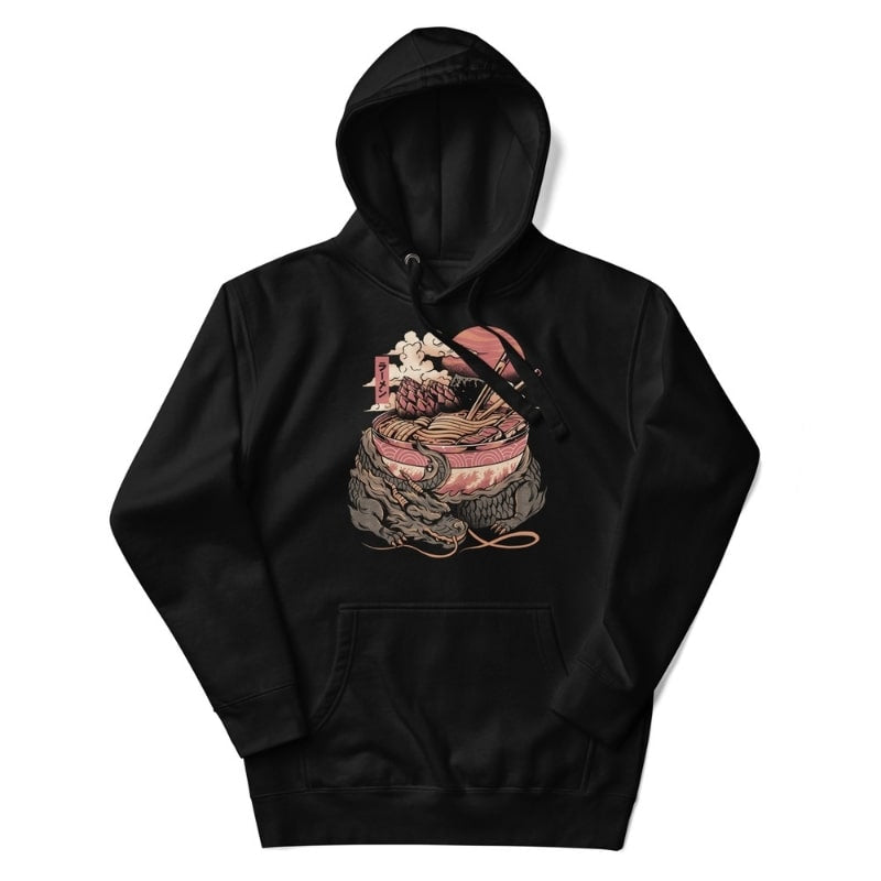 Japanese Hoodie - Dragon Ramen S